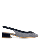 DARAH Navy Canvas - Donald Pliner Casual