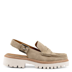 HALIE Taupe Suede - Donald Pliner Casual