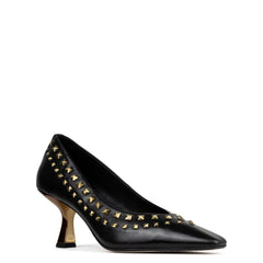 BERNICE Black Leather - Donald Pliner Dress