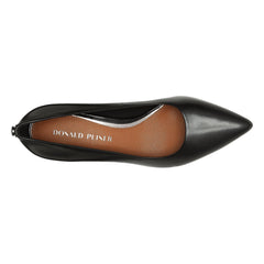 SUZETTE Black Leather - Donald Pliner Dress