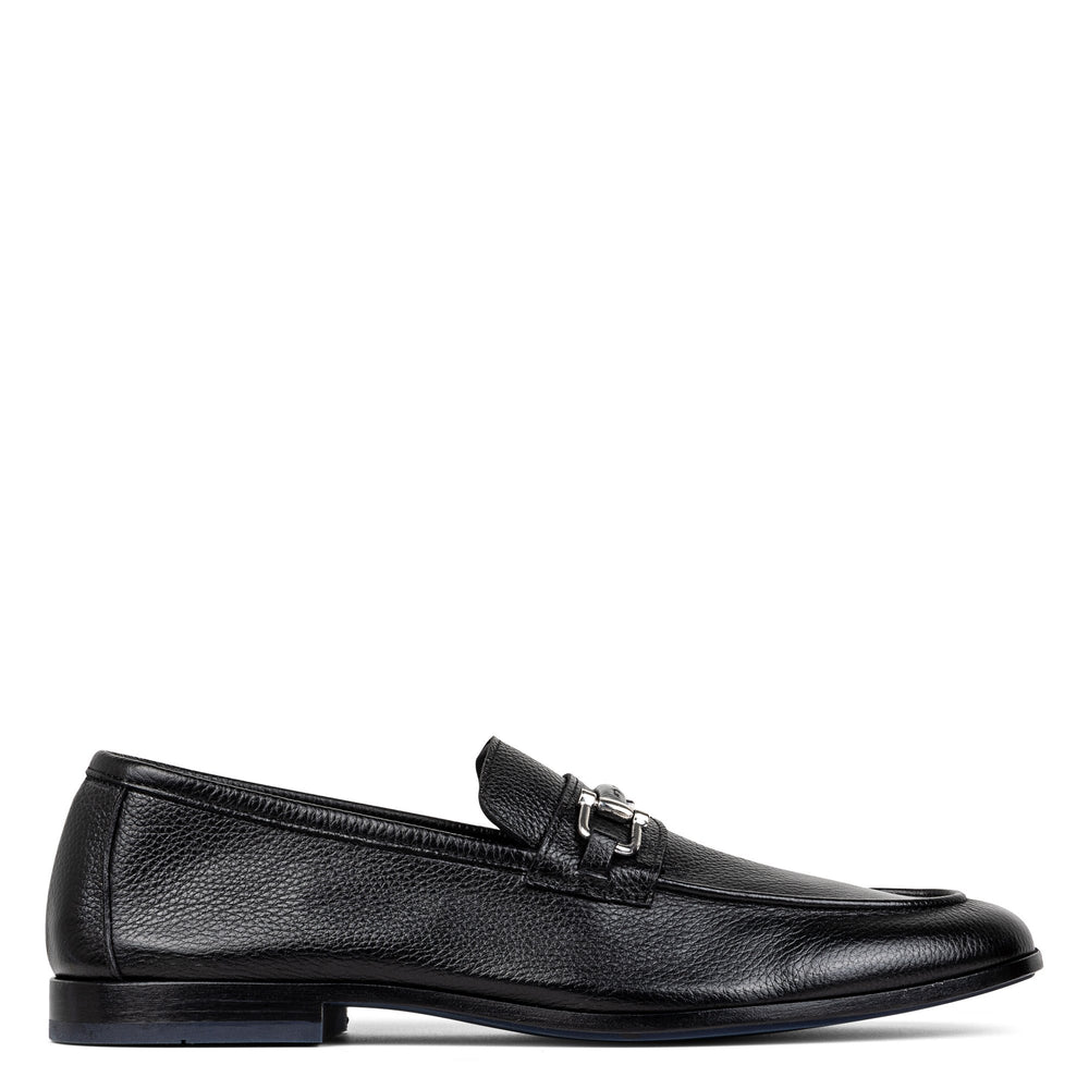 SLADE Black Tumbled Leather - Donald Pliner Casual