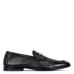 SLADE Black Tumbled Leather - Donald Pliner Casual