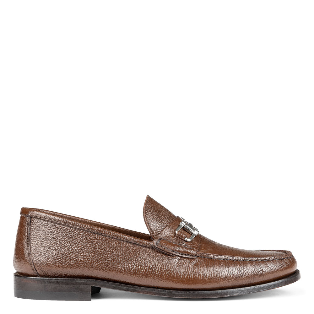 EVANSTON Whiskey Pebbled Calf - Donald Pliner Casual