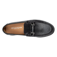 EVANSTON Black Pebbled Calf - Donald Pliner Casual