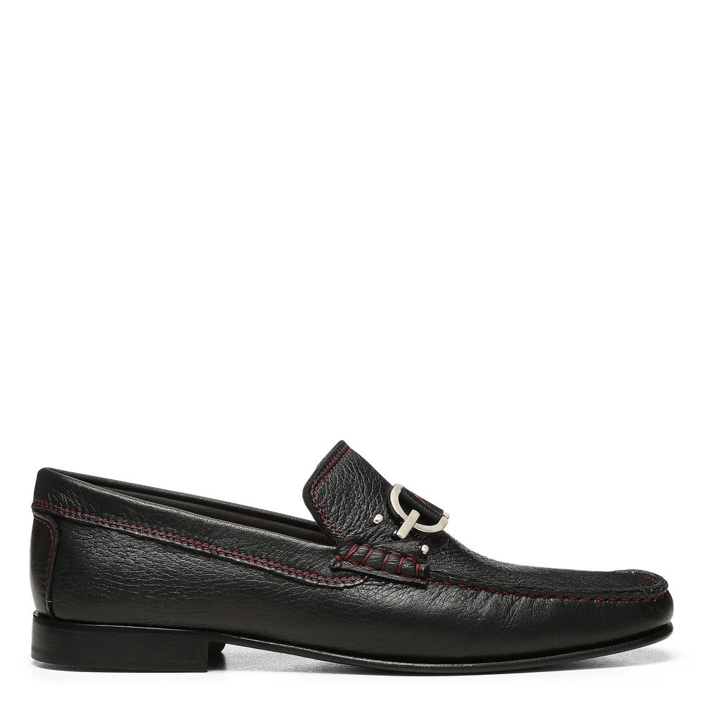 DACIO Black Leather - Donald Pliner Casual