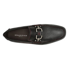 DACIO Black Leather - Donald Pliner Casual