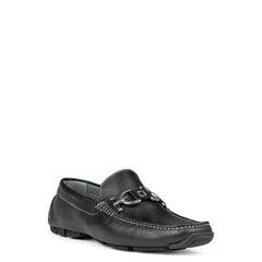 DACIO DRIVER Black Tumbled Leather - Donald Pliner Casual