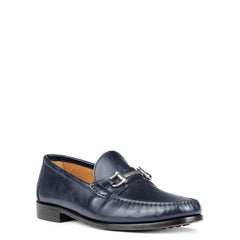 EVANSTON Navy Leather - Donald Pliner Casual