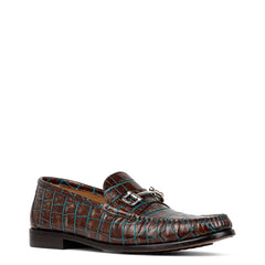 EVANSTON Mahogany Crocco - Donald Pliner Casual