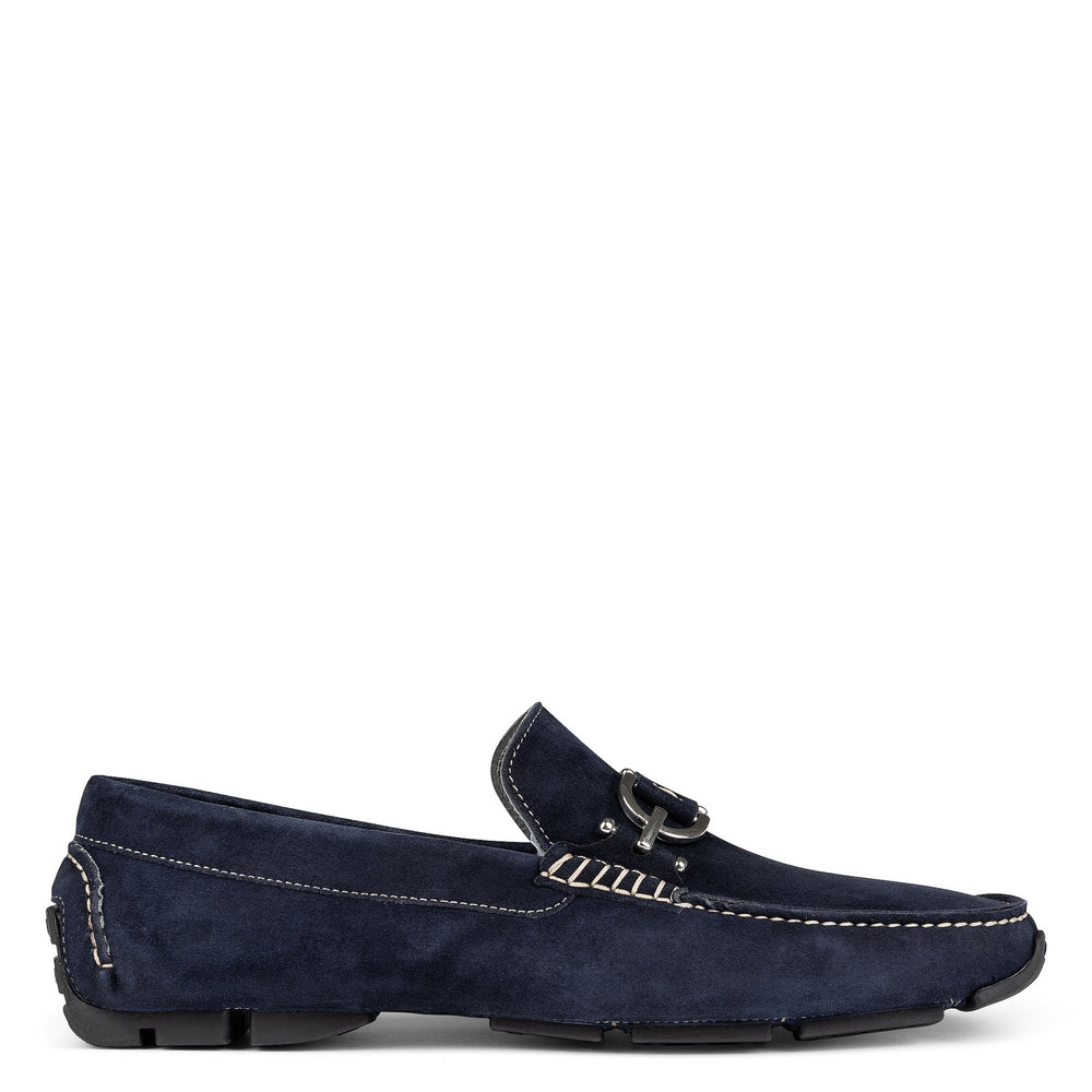 DACIO DRIVER Navy Suede - Donald Pliner Casual