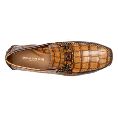 DACIO DRIVER Cognac Croco - Donald Pliner Casual
