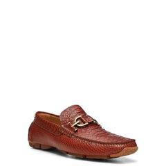 DACIO DRIVER Cognac Snake - Donald Pliner Casual