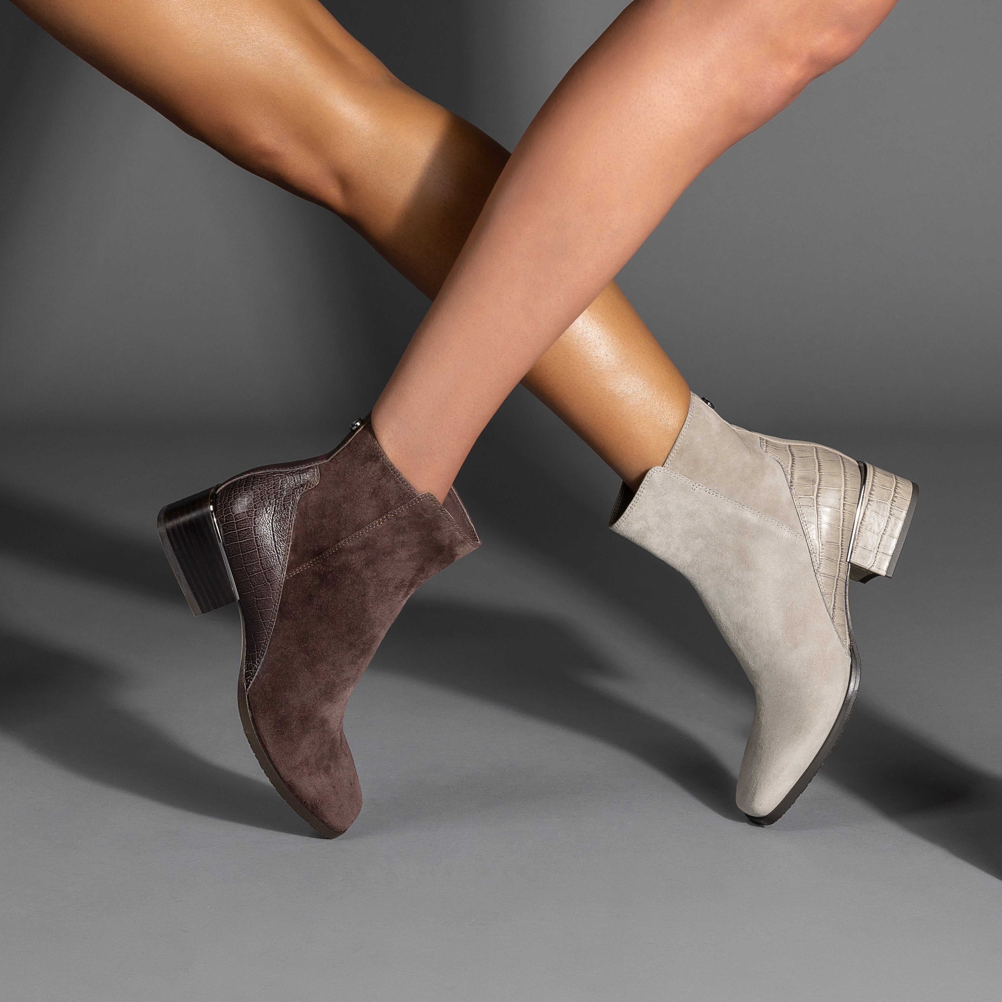 AZIA Dark Brown Suede - Donald Pliner Boots