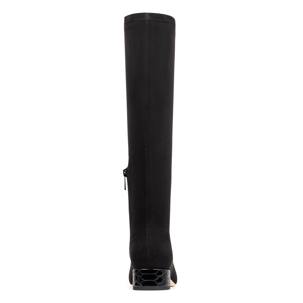 DOLORES KNEE-HIGH Black Suede - Donald Pliner Boots