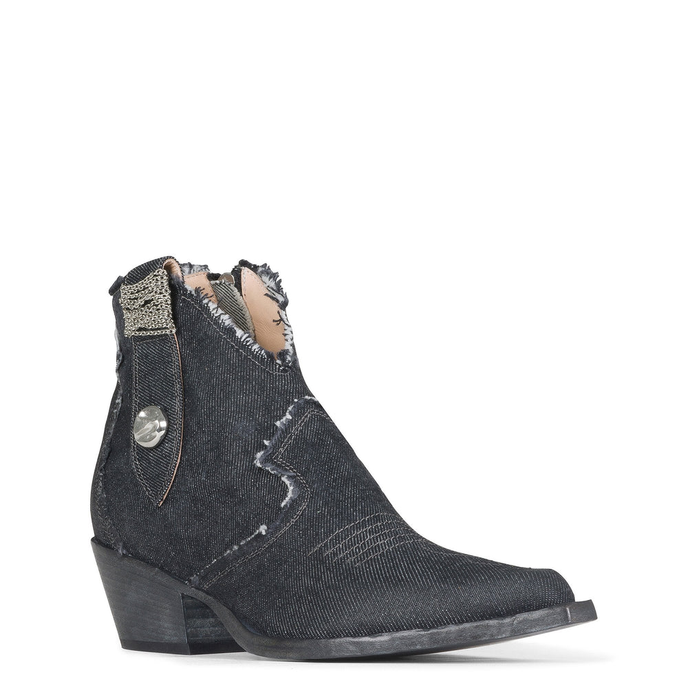HENDRIK Black Denim - Donald Pliner Boots