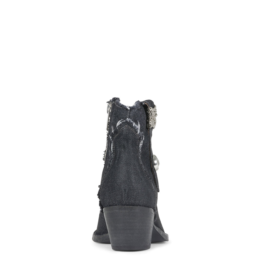 HENDRIK Black Denim - Donald Pliner Boots