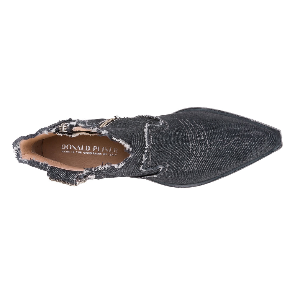HENDRIK Black Denim - Donald Pliner Boots
