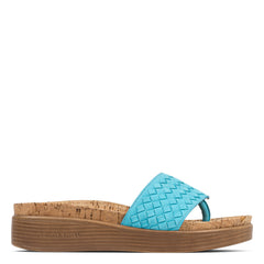 FIFI Turquoise Woven - Donald Pliner Casual
