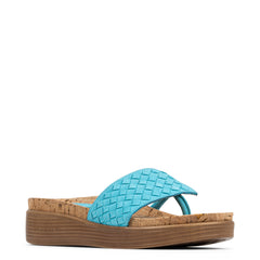FIFI Turquoise Woven - Donald Pliner Casual