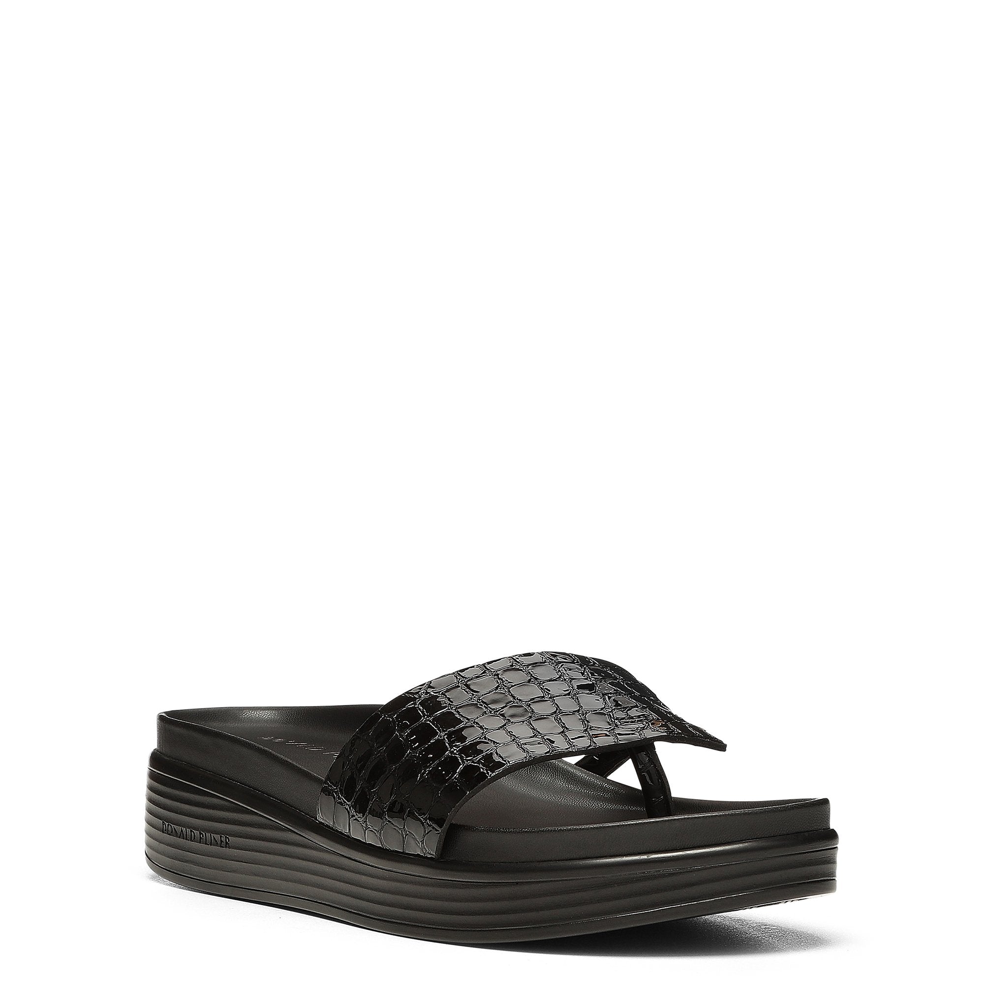 FIFI Black Croco - Donald Pliner Casual