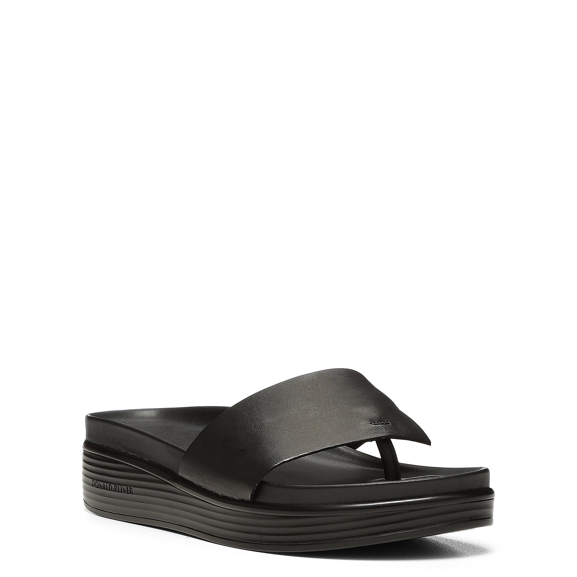 FIFI Black Leather - Donald Pliner Casual