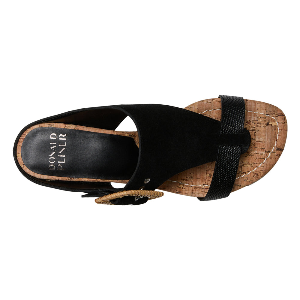 OFELIA Black Cork - Donald Pliner Casual