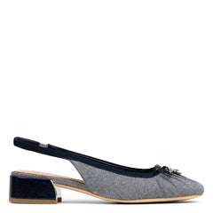 DARAH Navy Canvas - Donald Pliner Casual