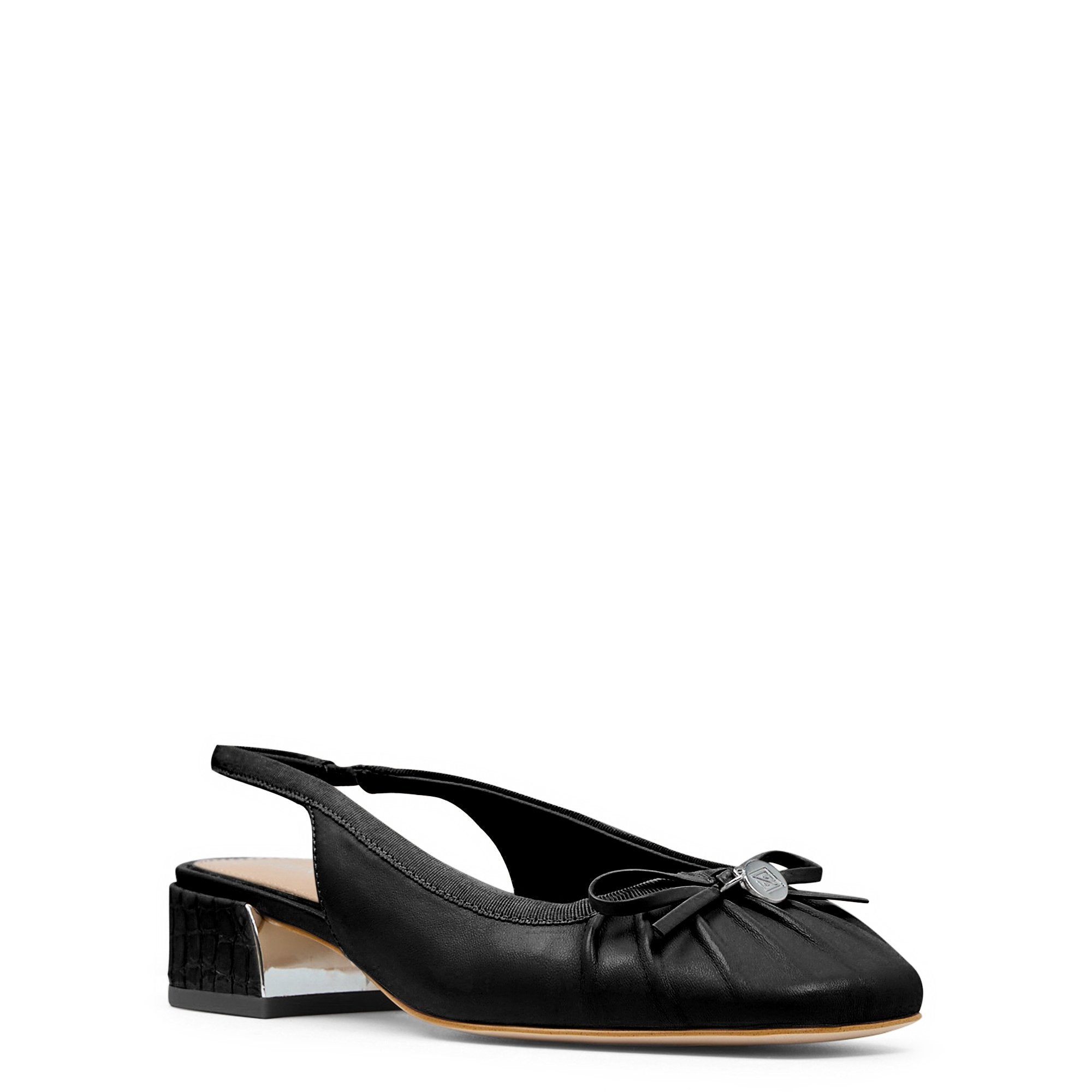 DARAH Black Leather - Donald Pliner Casual