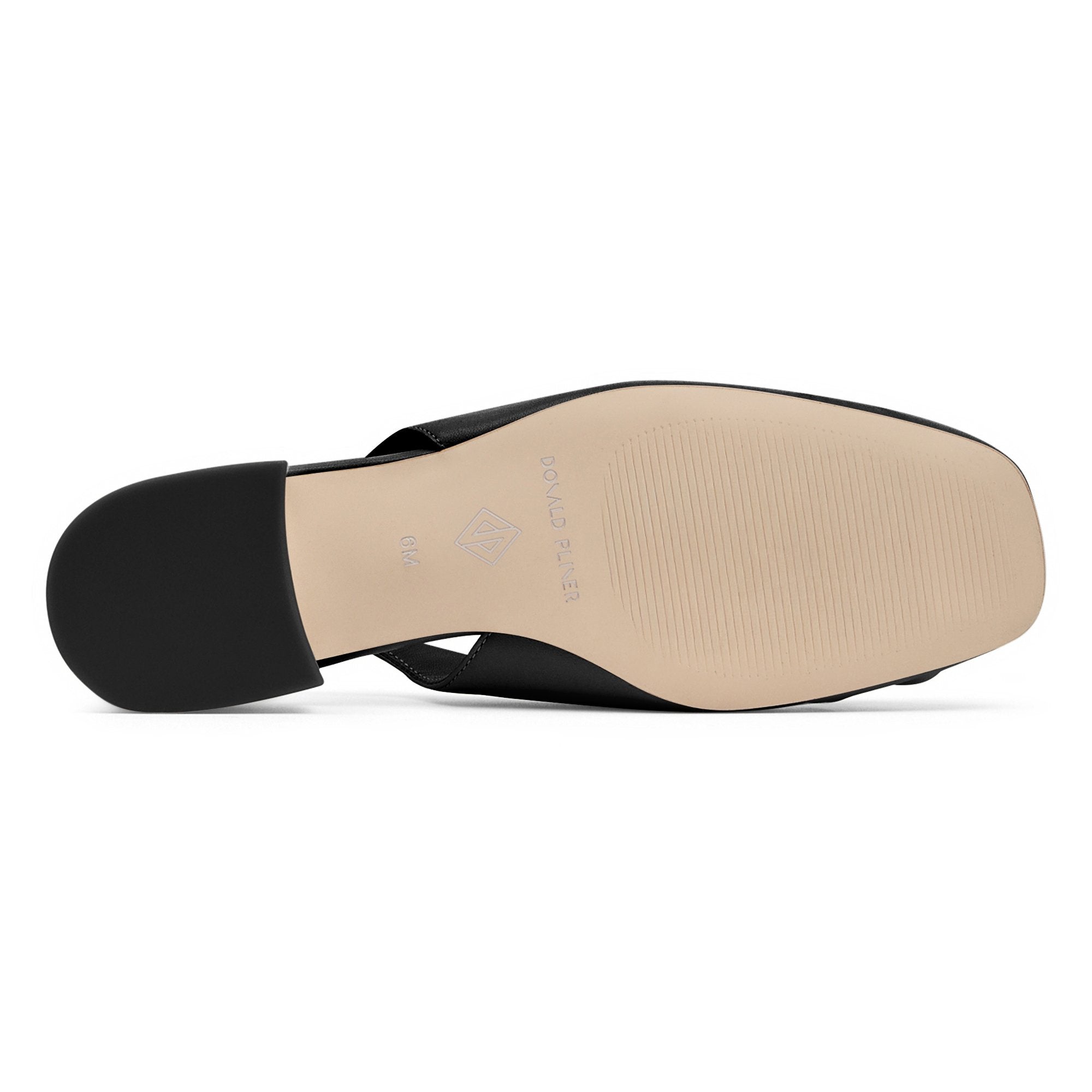 DARAH Black Leather - Donald Pliner Casual