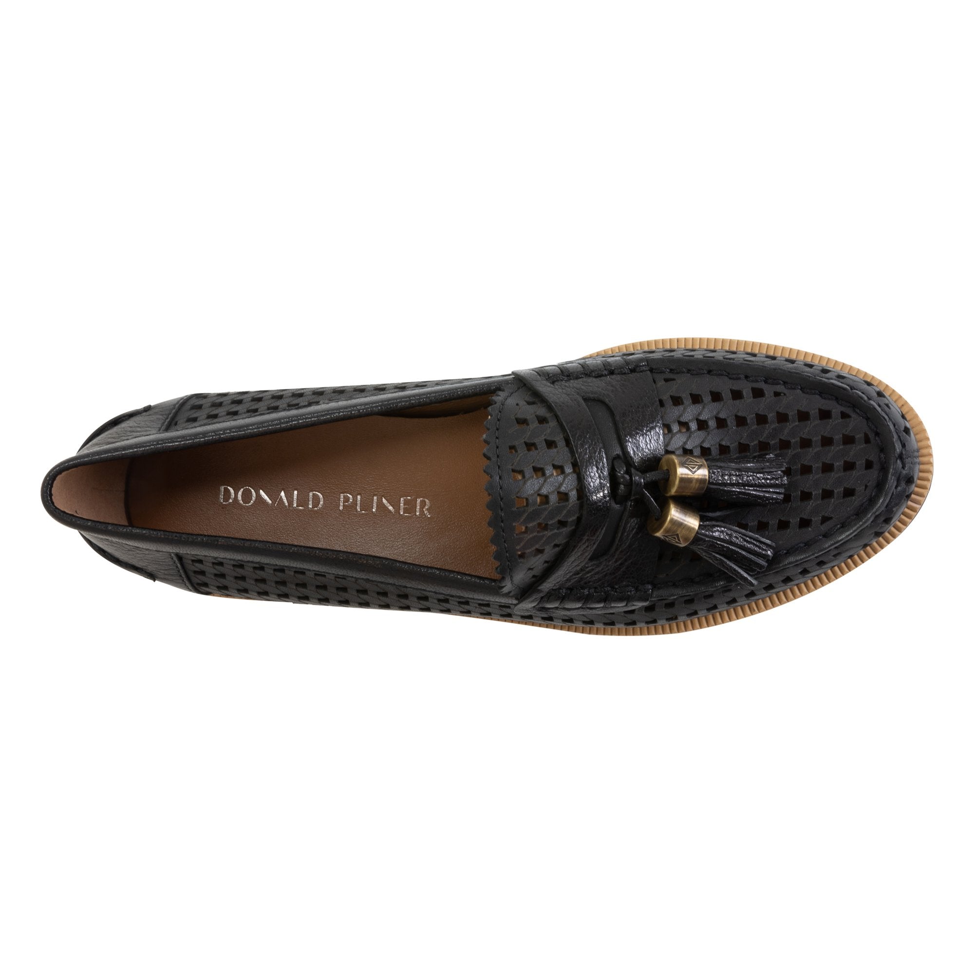 LENNY Black Textured - Donald Pliner Casual