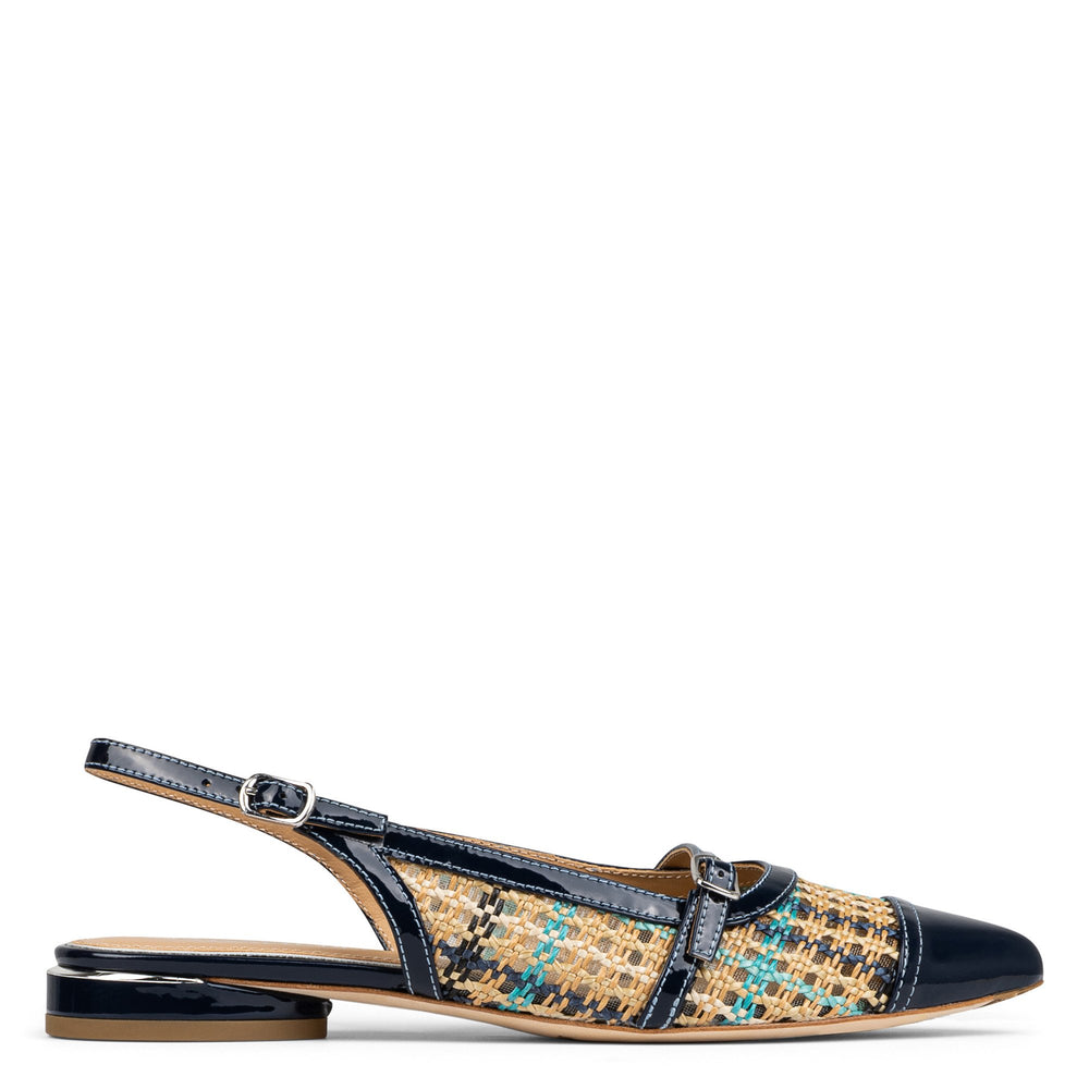 ROZAMAY Navy Multi - Donald Pliner Casual