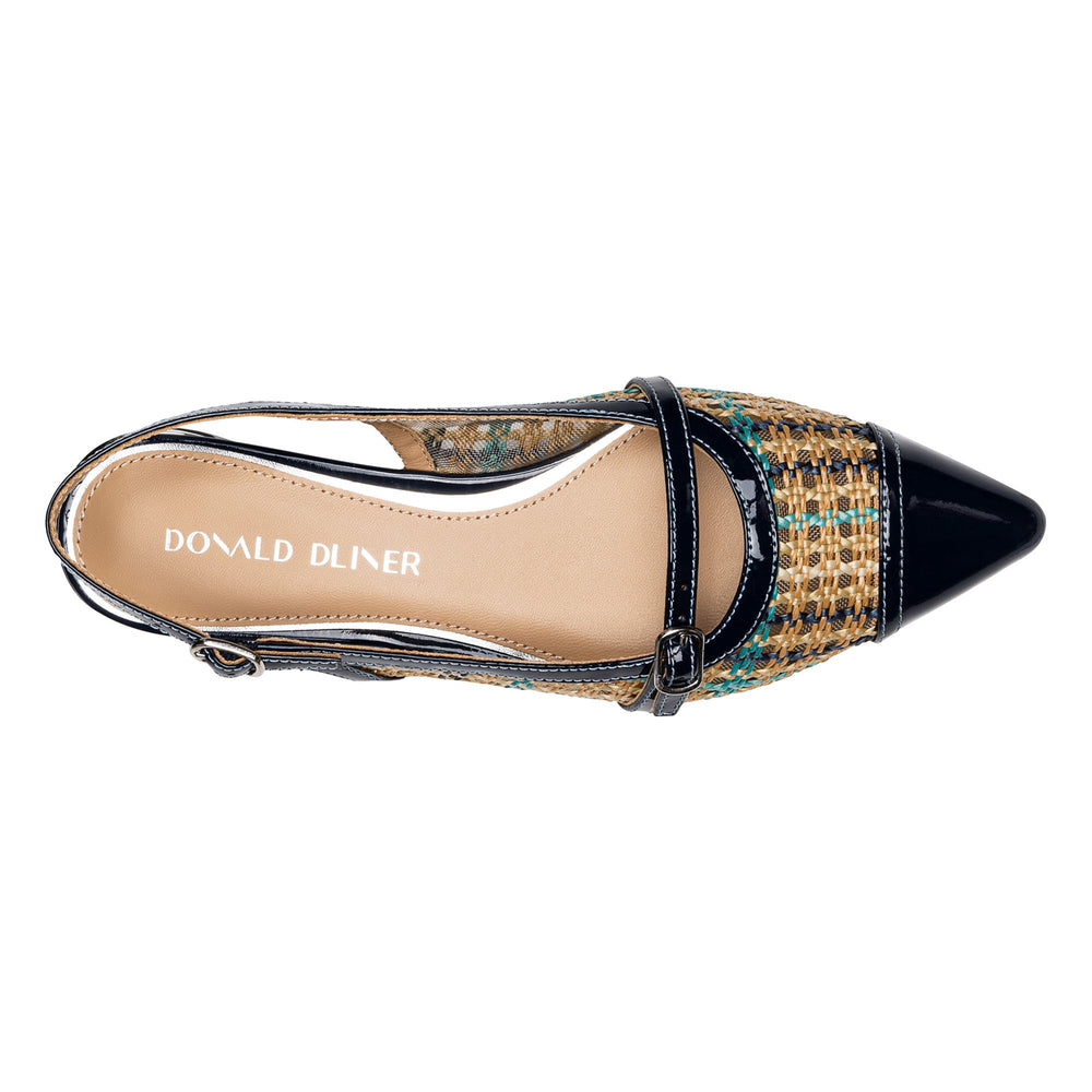ROZAMAY Navy Multi - Donald Pliner Casual