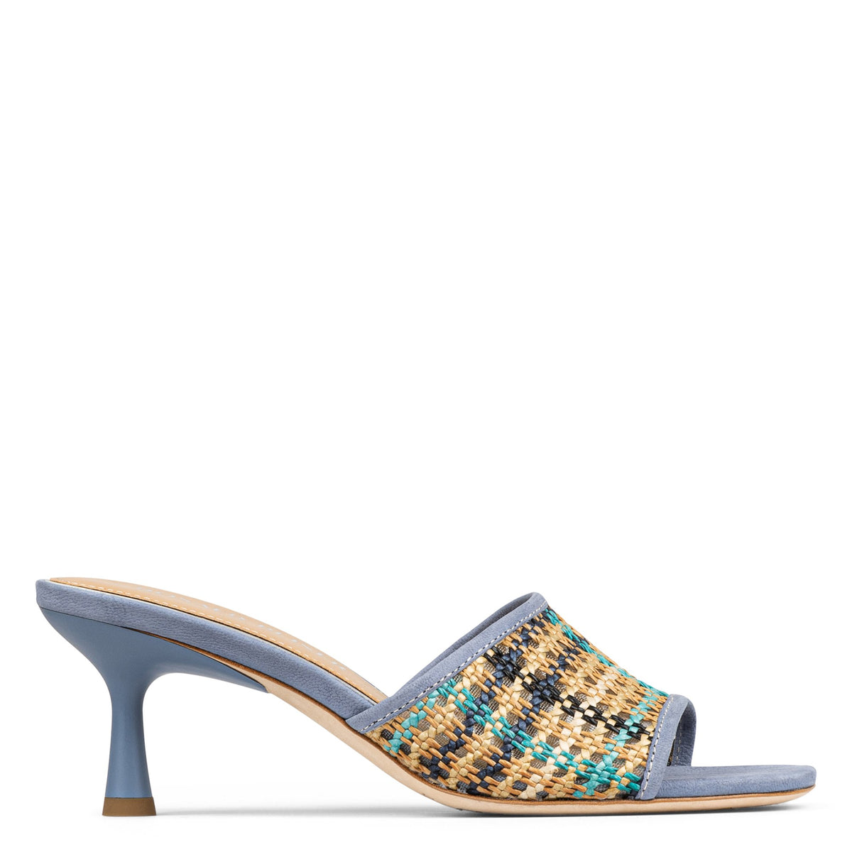 RIKKI Navy Multi Raffia - Donald Pliner Casual