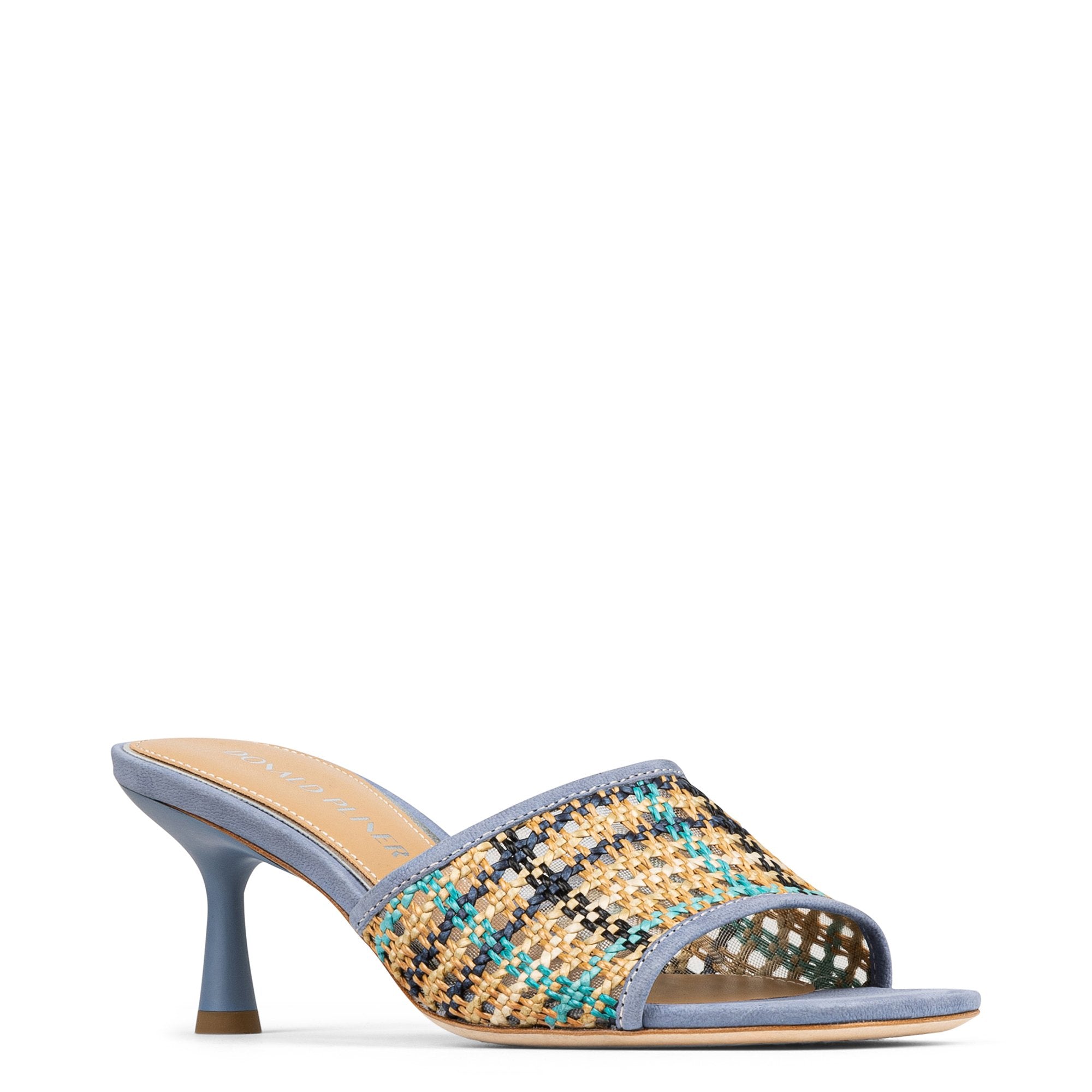 RIKKI Navy Multi Raffia - Donald Pliner Casual