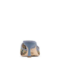 RIKKI Navy Multi Raffia - Donald Pliner Casual