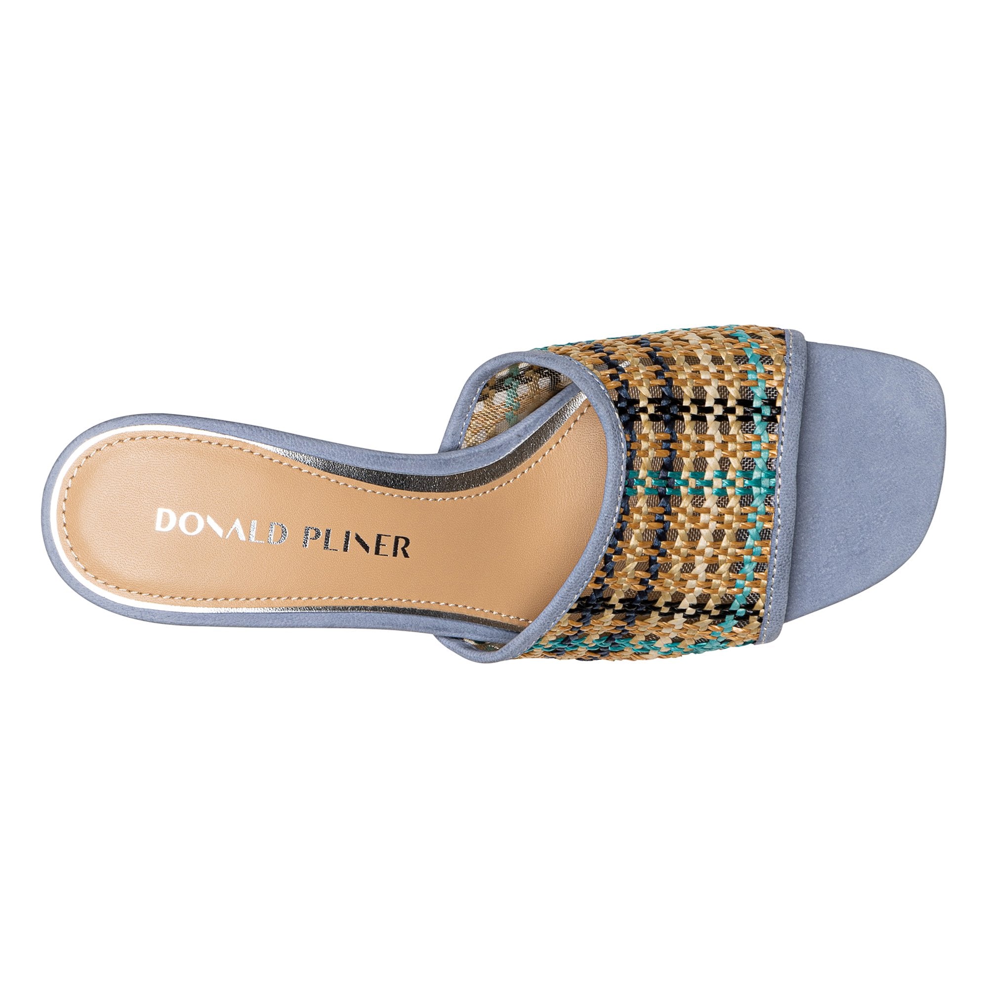 RIKKI Navy Multi Raffia - Donald Pliner Casual