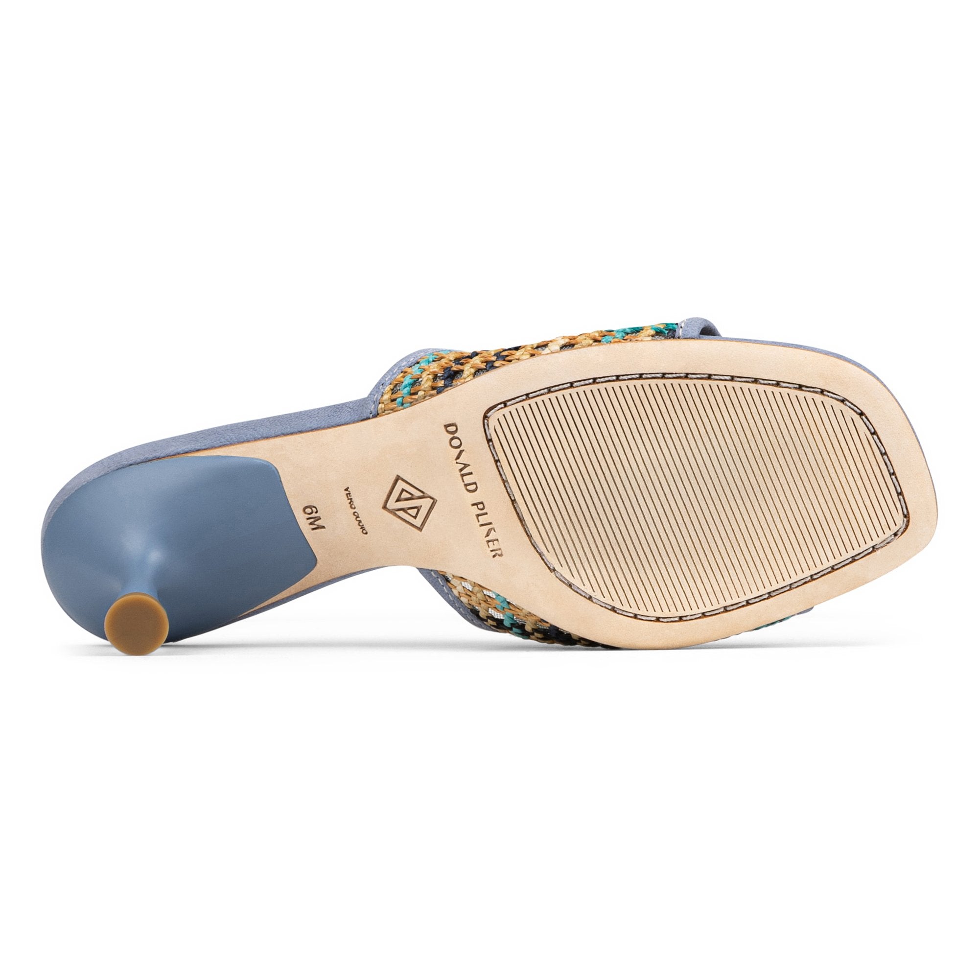 RIKKI Navy Multi Raffia - Donald Pliner Casual