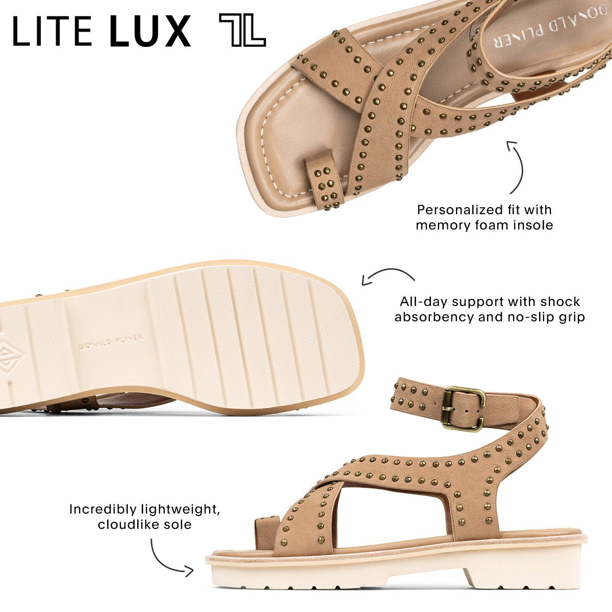 THALITA Tobacco Suede - Donald Pliner Casual