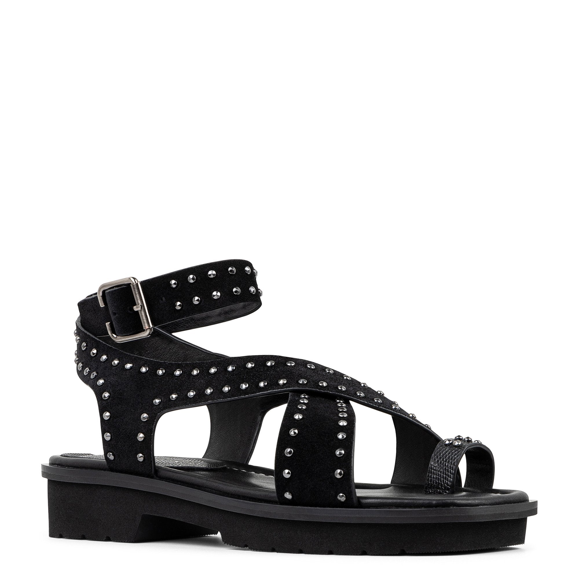 THALITA Black Suede - Donald Pliner Casual