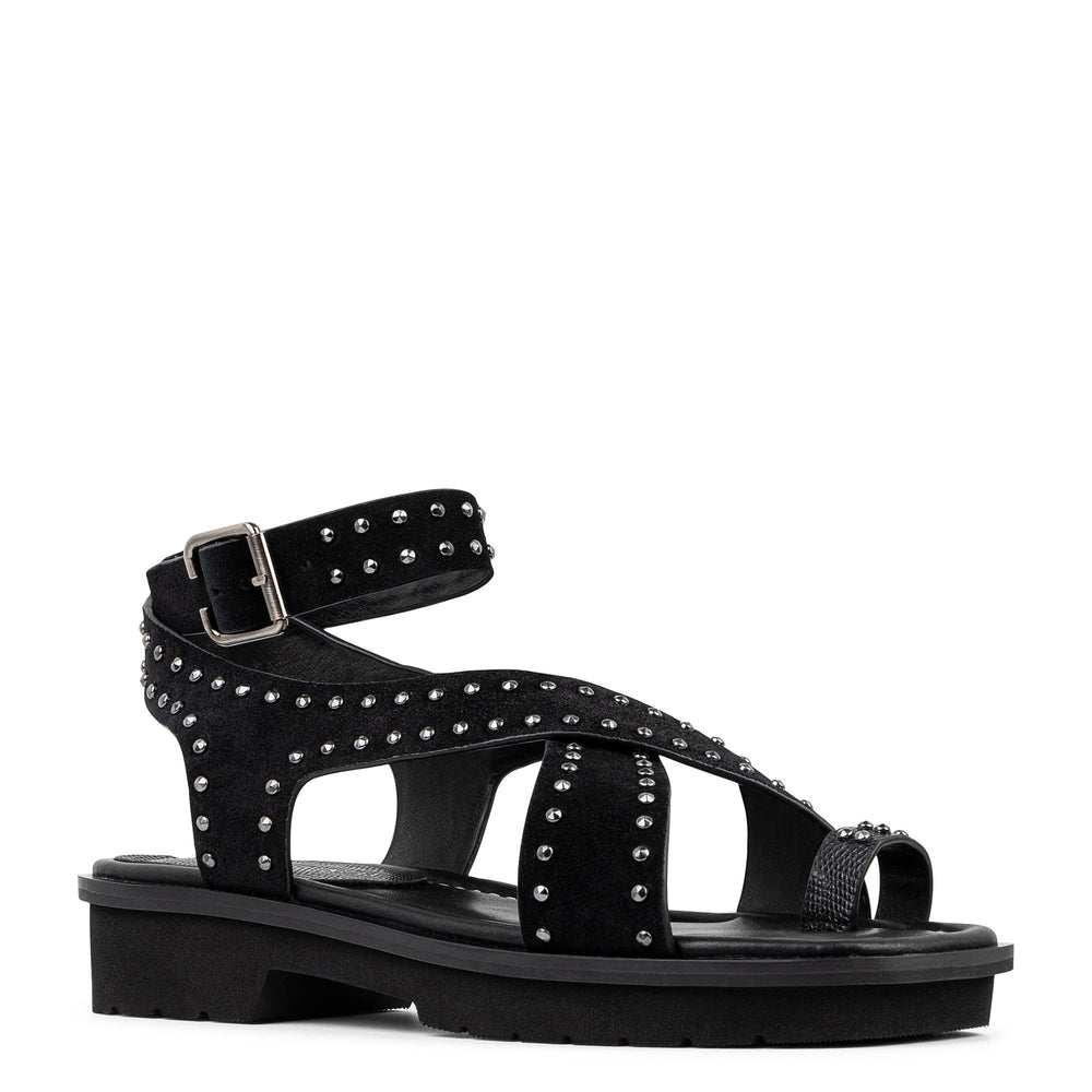 THALITA Black Suede - Donald Pliner Casual