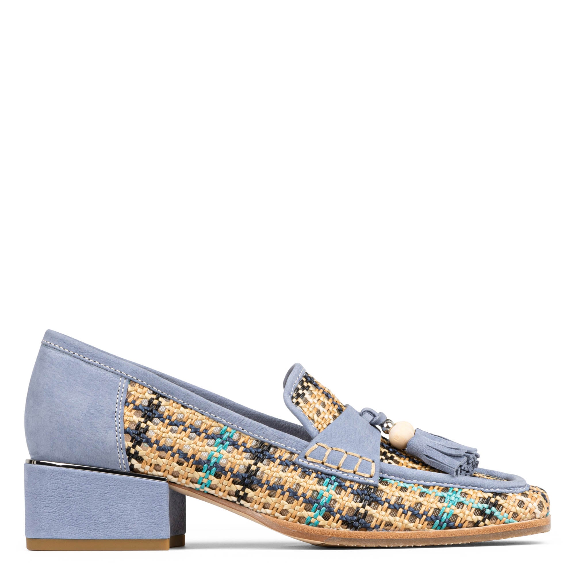 ARROYO Navy Multi Raffia - Donald Pliner Casual