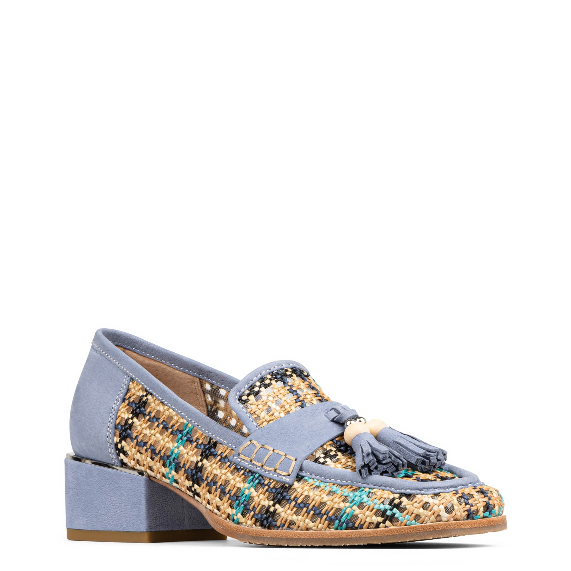 ARROYO Navy Multi Raffia - Donald Pliner Casual