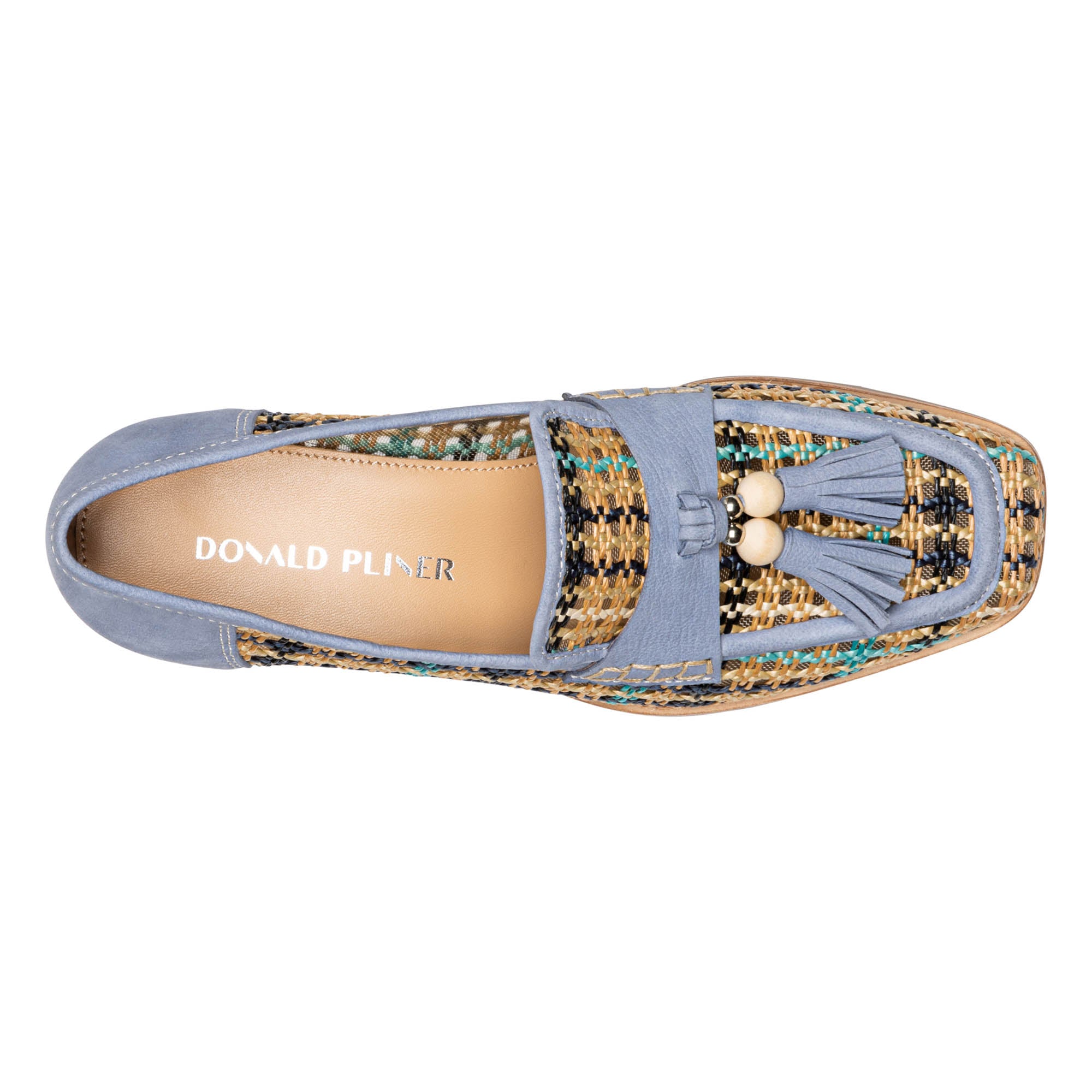 ARROYO Navy Multi Raffia - Donald Pliner Casual