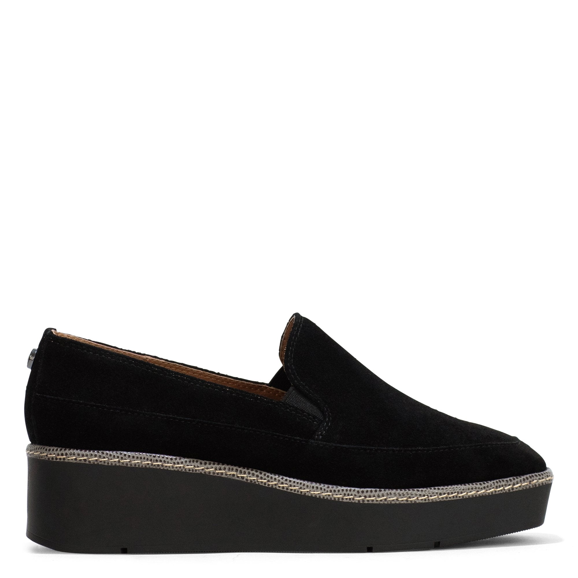 WALLIS Black Suede - Donald Pliner Casual