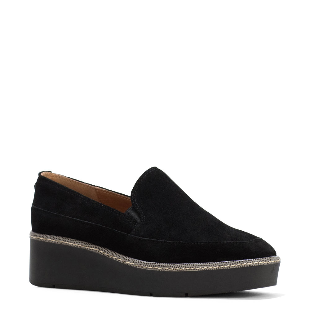 WALLIS Black Suede - Donald Pliner Casual