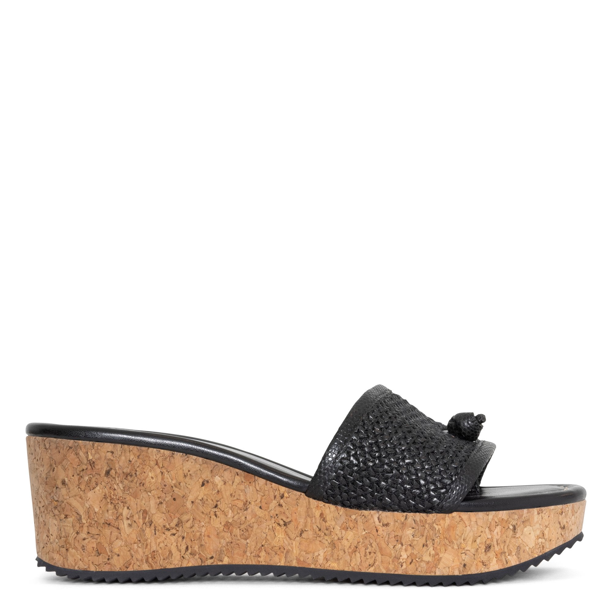 SILLI Black Cork - Donald Pliner Casual