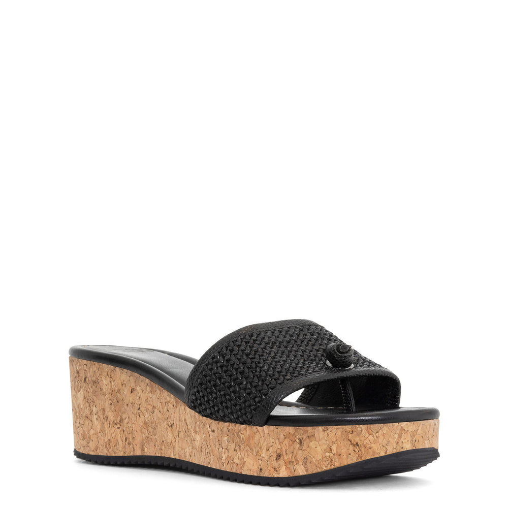 SILLI Black Cork - Donald Pliner Casual