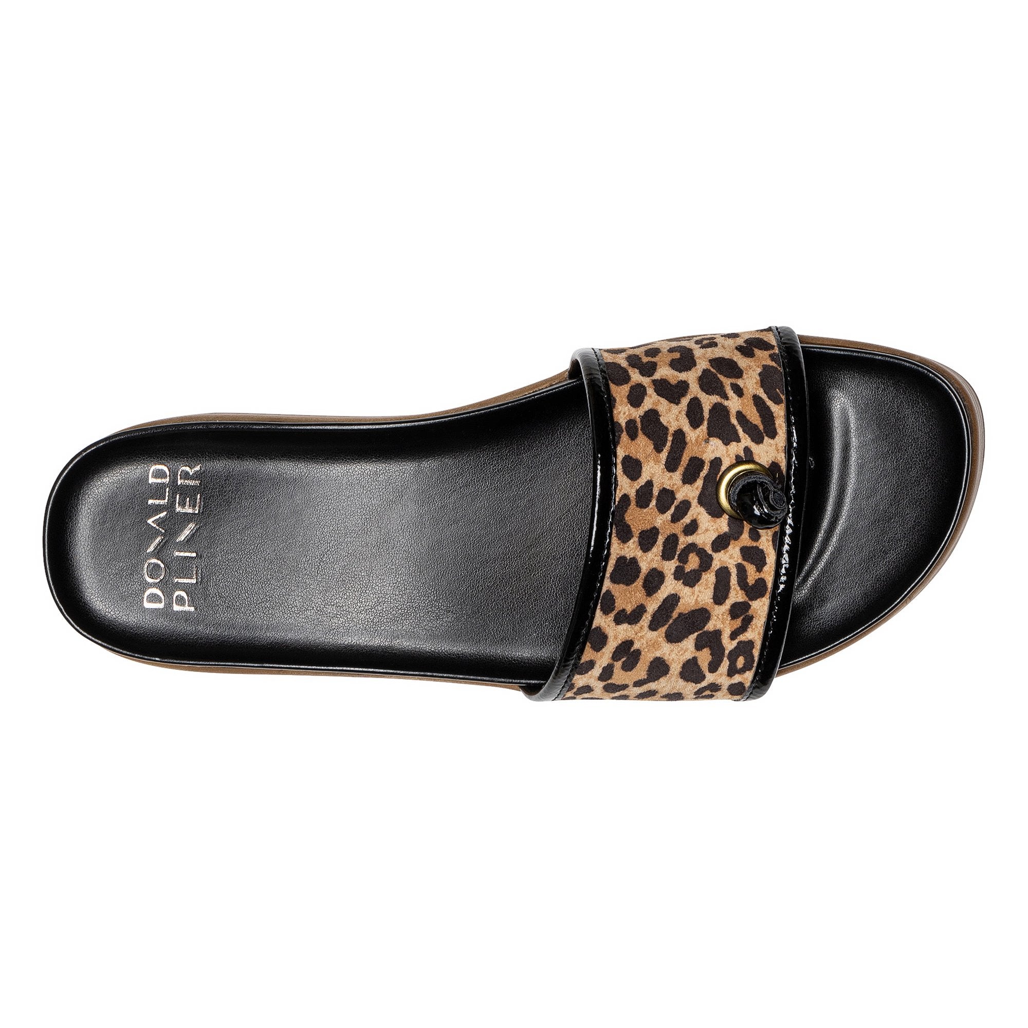 FARRAH Natural Black Leopard - Donald Pliner Casual