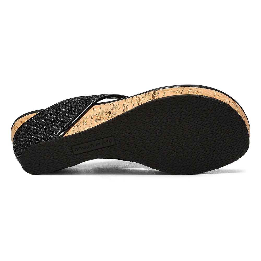 GYER Black Raffia - Donald Pliner Casual
