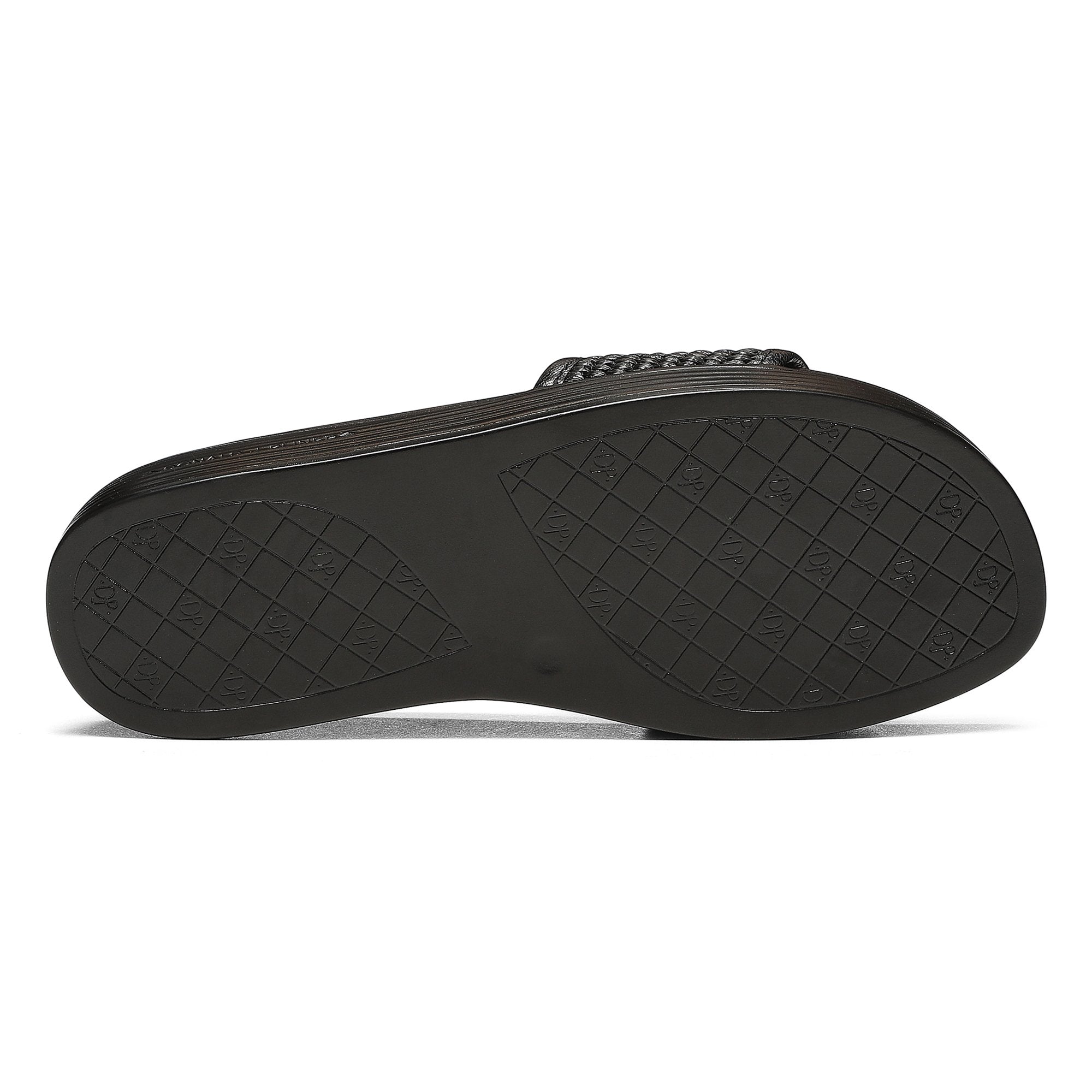 FARRAH Black Raffia - Donald Pliner Casual